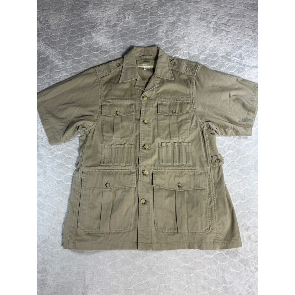 Boyt Harness Company Mens Tan Shooting Hunting Utility Shirt Shell Loops Large